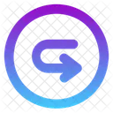 Down Right Arrow  Icon
