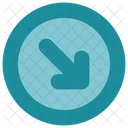 Down Right  Icon