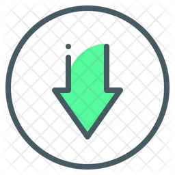 Down Side  Icon