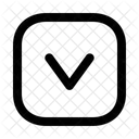 Down Squarearrow Navigation Navigate Icon