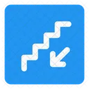 Down Stairs Icon