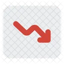 Down Trend  Icon