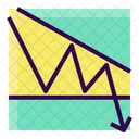 Down Trend  Icon