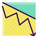 Down Trend Graph Trader Icon