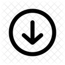 Arrow Circle Down Arrow Direction Icon