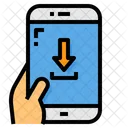 Download Down Arrow Smartphone Icon