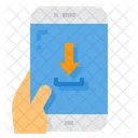 Download Down Arrow Smartphone Icon