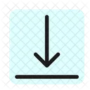 Bottom Vertical Align Icon
