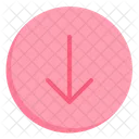 Download Down Arrow Button Icon
