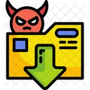 Download Malware Illegal Icon