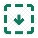 Download Area Arrow Down Icon