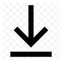 Arrow Post Down Icon