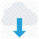 Cloud Download Server Symbol