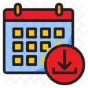 Download Calendar Download Date Icon