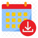 Download Calendar Download Date Icon