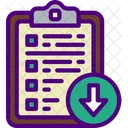 Download Clipboard Download Task Icon
