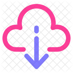 Cloud herunterladen  Symbol