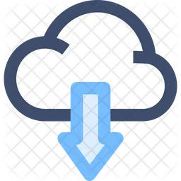 Cloud-Daten herunterladen  Symbol