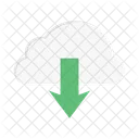 Cloud Database Download Icon