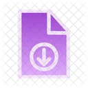 Download-Datei  Symbol