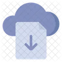 Datei Herunterladen Cloud Download Cloud Datei Symbol