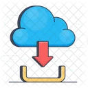 Download Di Dati Hosting Su Cloud Cloud Computing Icon