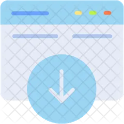 Download de página da web  Ícone