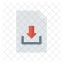 Document Download File Icon
