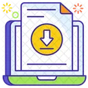 Download File Save Data Download Document Icon