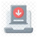 Download File Work Online Icon