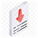 Download File File Storage Download Document Icon