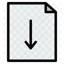 Document Download Export Icon