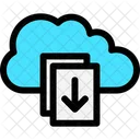 Download File On Cloud Cloud File Icon