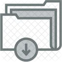 Download Folder Archive Down Arrow Icon