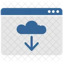 Download Data Cloud Icon