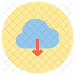 Download from cloud  Icon