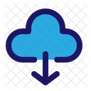 Cloud Download Server Icon
