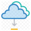 Cloud Server Download Icon