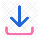 Arrow Down File Icon