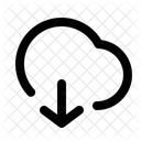 Arrow Down File Icon