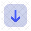 Arrow Down File Icon