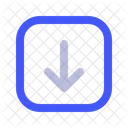 Arrow Down File Icon