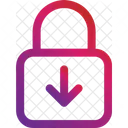 Lock Outline Gradient Icon