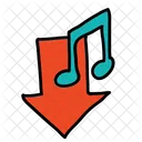 Music Download Note Icon