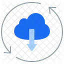 Download na nuvem  Ícone