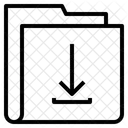 Herunterladen Ordner Downloads Symbol