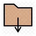 Ordner Verzeichnis Download Symbol