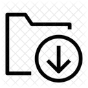 Ordner Herunterladen Ordner Herunterladen Symbol