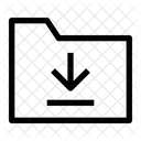 Ordner Herunterladen Ordner Herunterladen Symbol