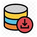 Server Download Storage Icon